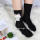 Black cat spring cotton socks